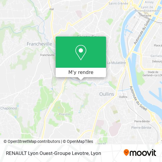 RENAULT Lyon Ouest-Groupe Levotre plan