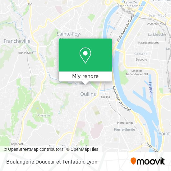Boulangerie Douceur et Tentation plan