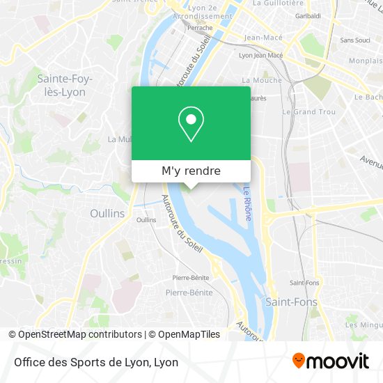 Office des Sports de Lyon plan