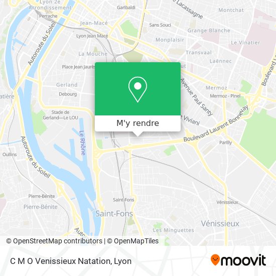 C M O Venissieux Natation plan
