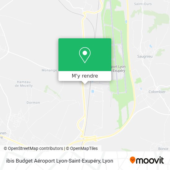 ibis Budget Aéroport Lyon-Saint-Exupéry plan