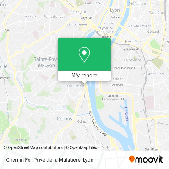 Chemin Fer Prive de la Mulatiere plan