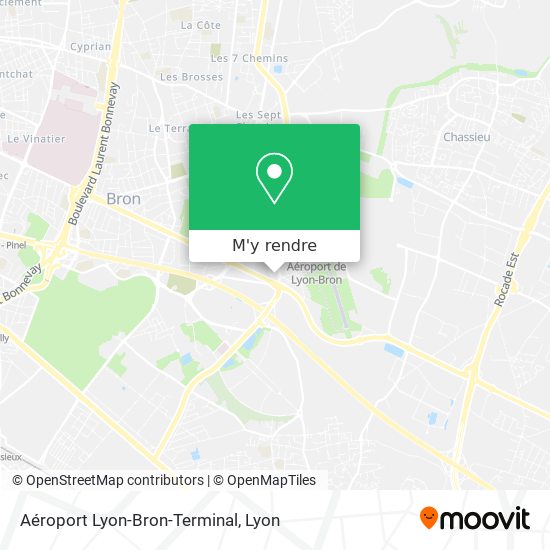 Aéroport Lyon-Bron-Terminal plan