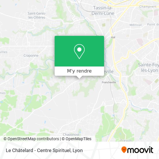 Le Châtelard - Centre Spirituel plan