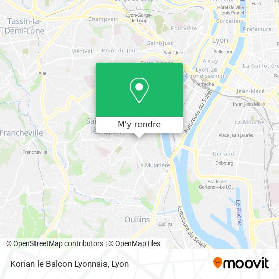 Korian le Balcon Lyonnais plan
