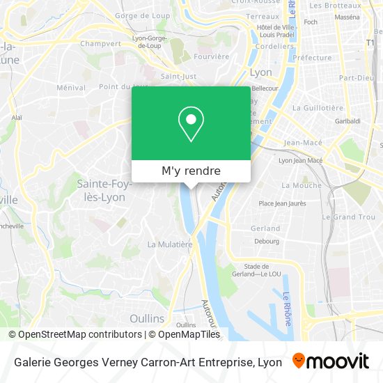 Galerie Georges Verney Carron-Art Entreprise plan
