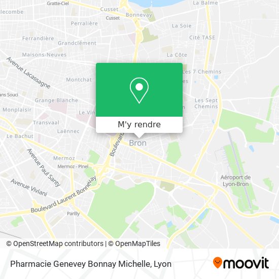 Pharmacie Genevey Bonnay Michelle plan
