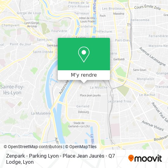 Zenpark - Parking Lyon - Place Jean Jaurès - Q7 Lodge plan