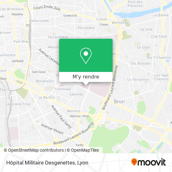 Hôpital Militaire Desgenettes plan