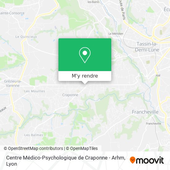 Centre Médico-Psychologique de Craponne - Arhm plan