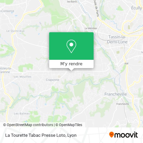 La Tourette Tabac Presse Loto plan