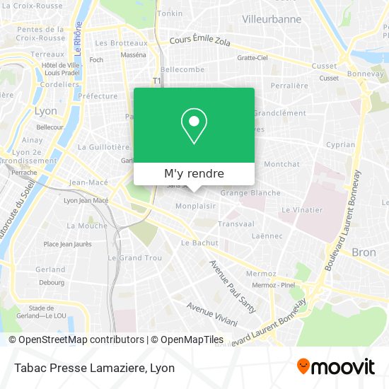 Tabac Presse Lamaziere plan