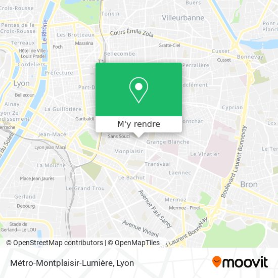 Métro-Montplaisir-Lumière plan