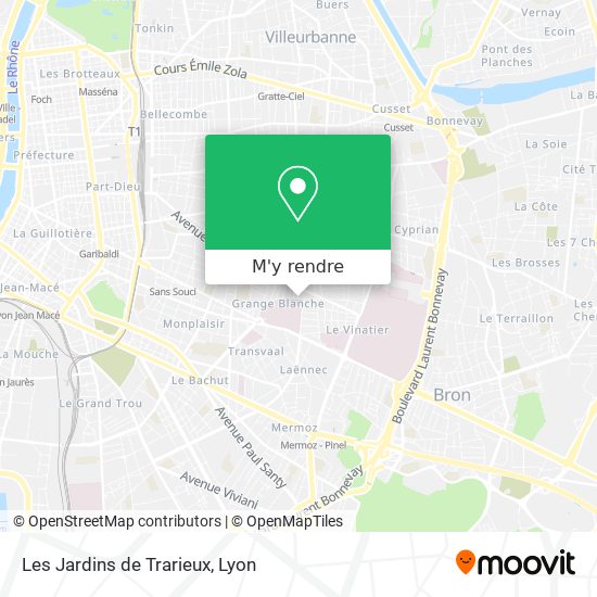 Les Jardins de Trarieux plan