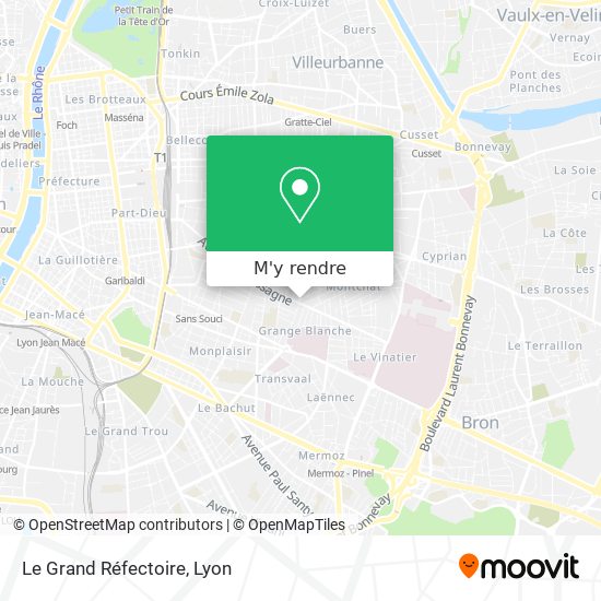 Le Grand Réfectoire plan