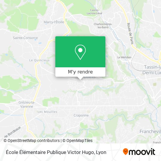 École Élémentaire Publique Victor Hugo plan