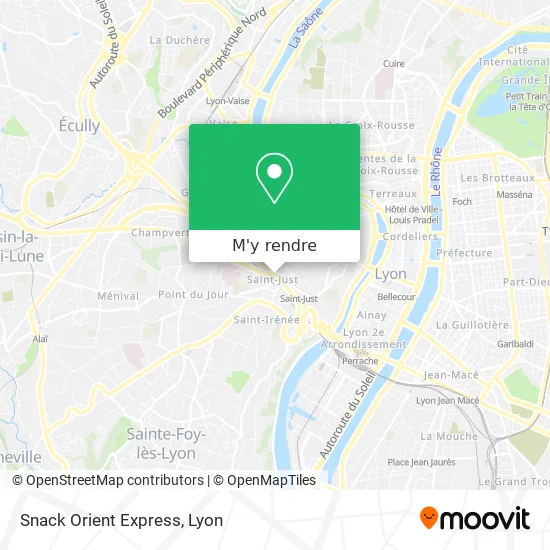 Snack Orient Express plan