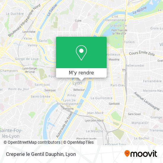 Creperie le Gentil Dauphin plan