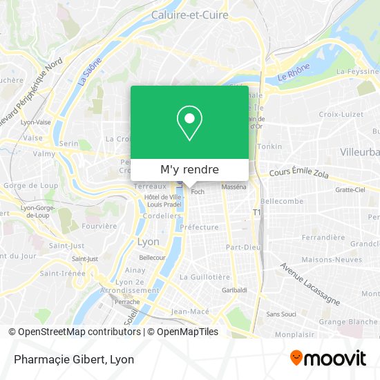 Pharmaçie Gibert plan