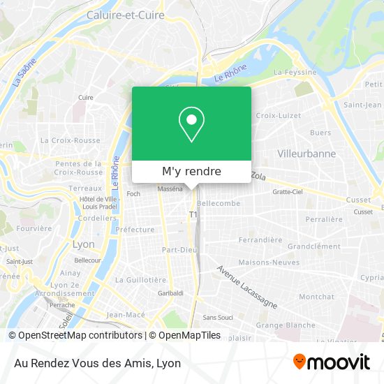 Au Rendez Vous des Amis plan