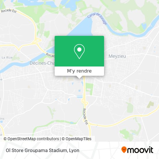 Ol Store Groupama Stadium plan