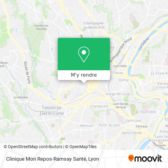 Clinique Mon Repos-Ramsay Santé plan