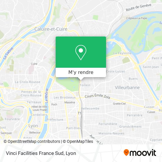 Vinci Facilities France Sud plan