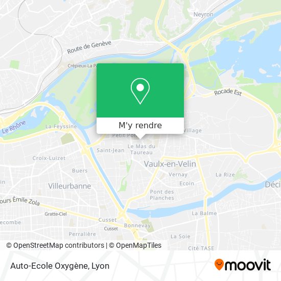 Auto-Ecole Oxygène plan