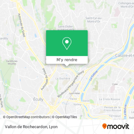 Vallon de Rochecardon plan