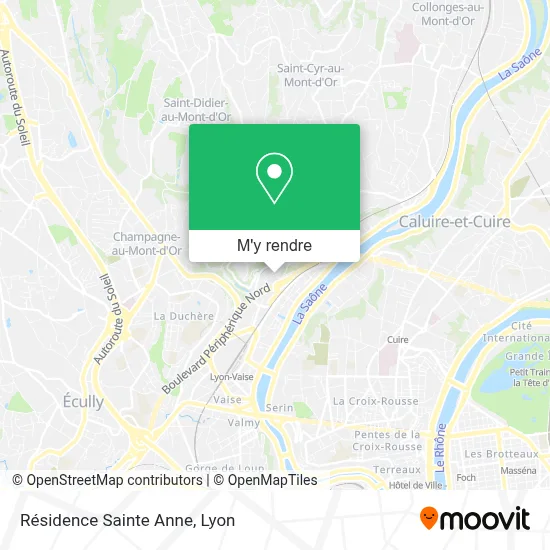 Résidence Sainte Anne plan