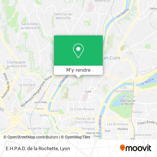 E.H.P.A.D. de la Rochette plan