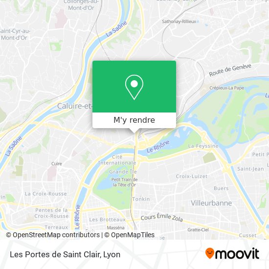 Les Portes de Saint Clair plan