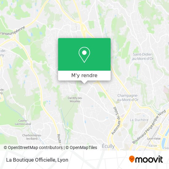 La Boutique Officielle plan