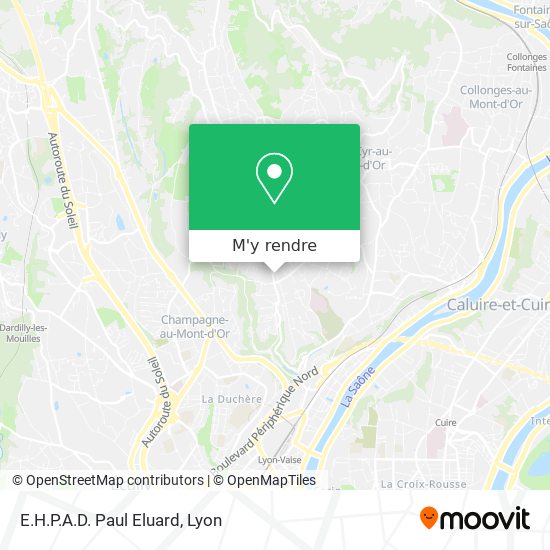 E.H.P.A.D. Paul Eluard plan