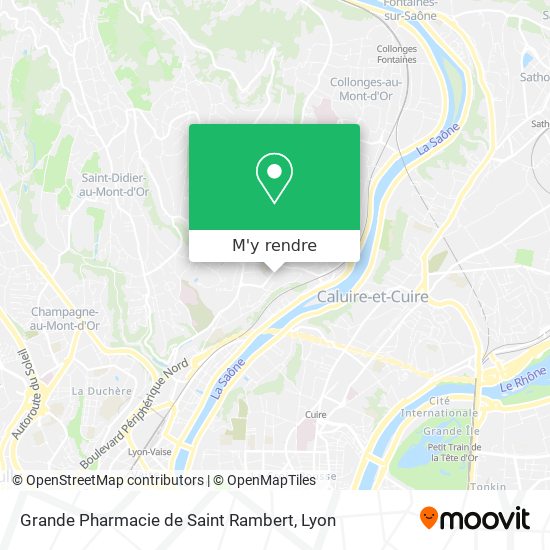 Grande Pharmacie de Saint Rambert plan