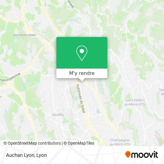 Auchan Lyon plan