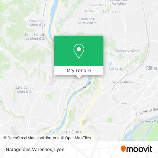 Garage des Varennes plan