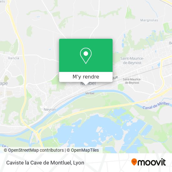 Caviste la Cave de Montluel plan