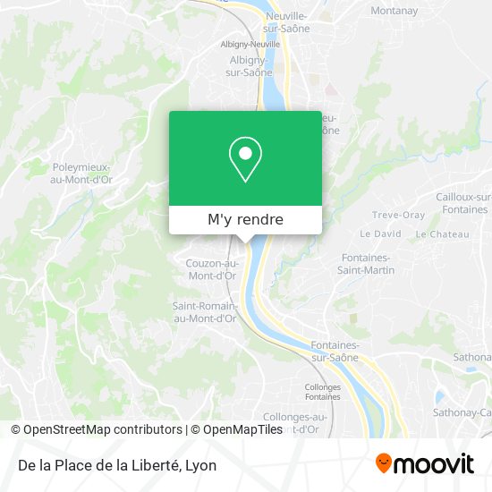 De la Place de la Liberté plan