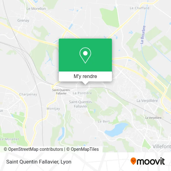 Saint Quentin Fallavier plan