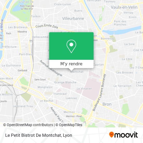 Le Petit Bistrot De Montchat plan