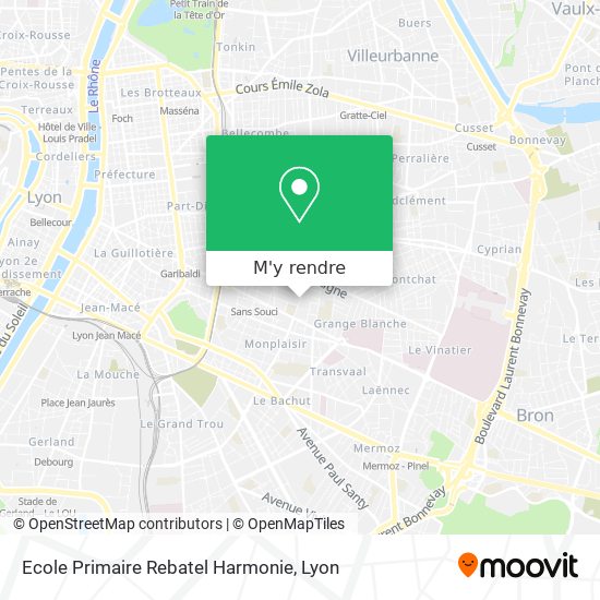 Ecole Primaire Rebatel Harmonie plan