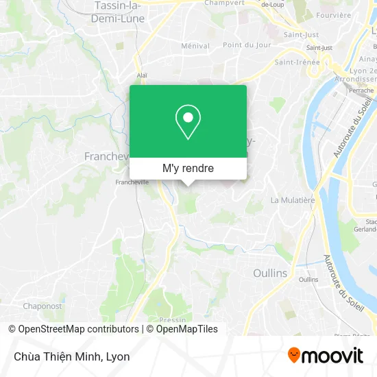 Chùa Thiện Minh plan
