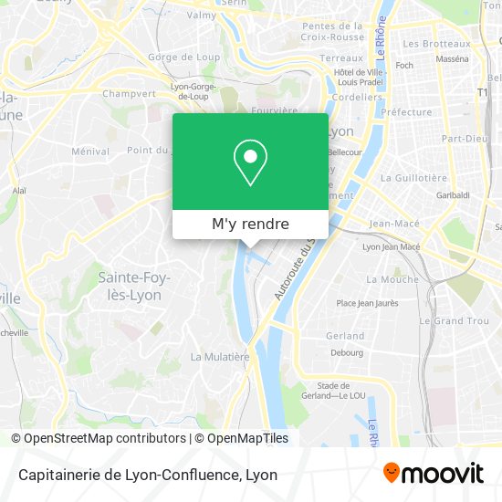 Capitainerie de Lyon-Confluence plan