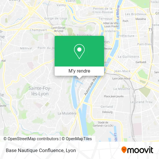 Base Nautique Confluence plan