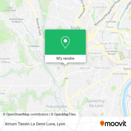 Atrium Tassin La Demi Lune plan