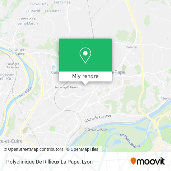 Polyclinique De Rillieux La Pape plan