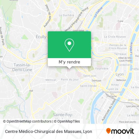 Centre Médico-Chirurgical des Massues plan