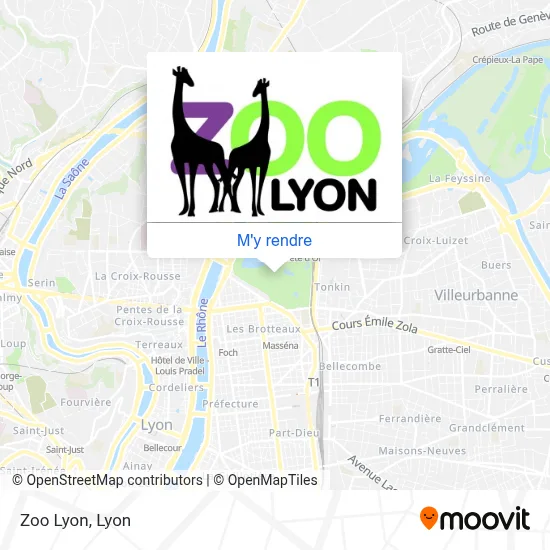 Zoo Lyon plan