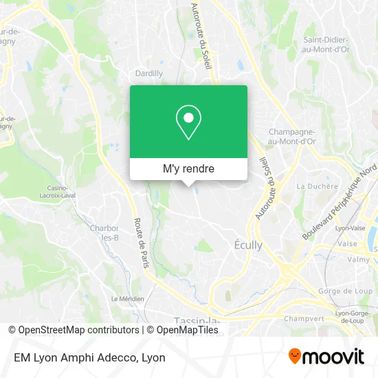 EM Lyon Amphi Adecco plan